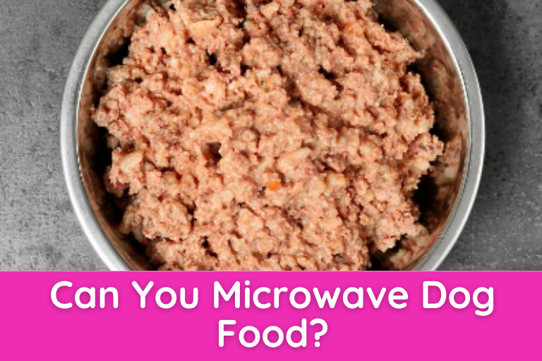 Can You Microwave Dog Food
